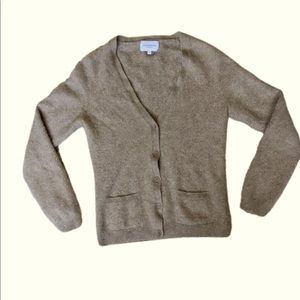 Oatmeal Eric Bompard Cashmere Cardigan